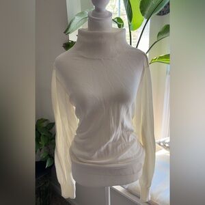 H&M Cream Turtleneck Sweater